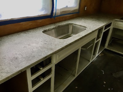 Kitchen During Renovation